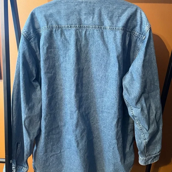 Levis Vintage 100% Cotton Denim/Jean Shirt - Picture 2 of 4